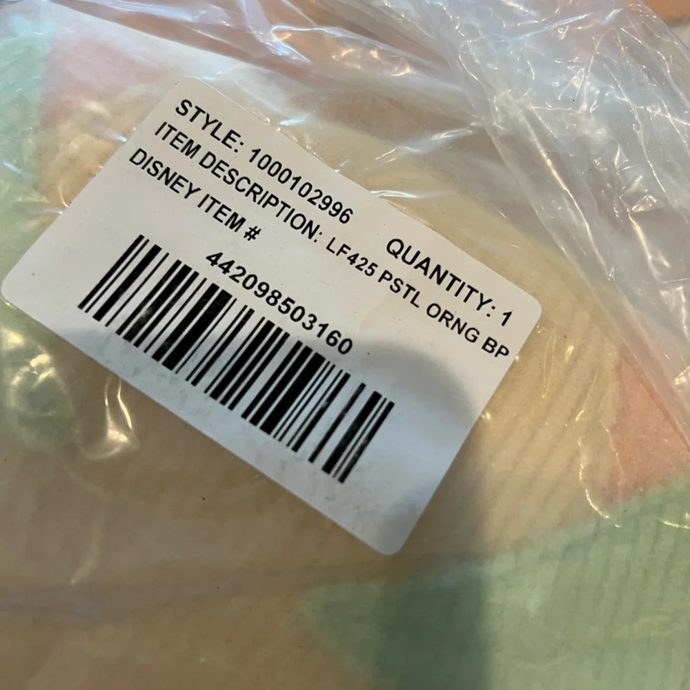 Loungefly Orange Bird Corduroy Mini Backpack 2025 New With Tags, limited edition - Picture 8 of 8